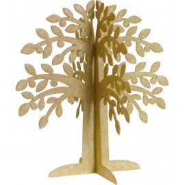 Slot together Sparkle Trees - Gold 